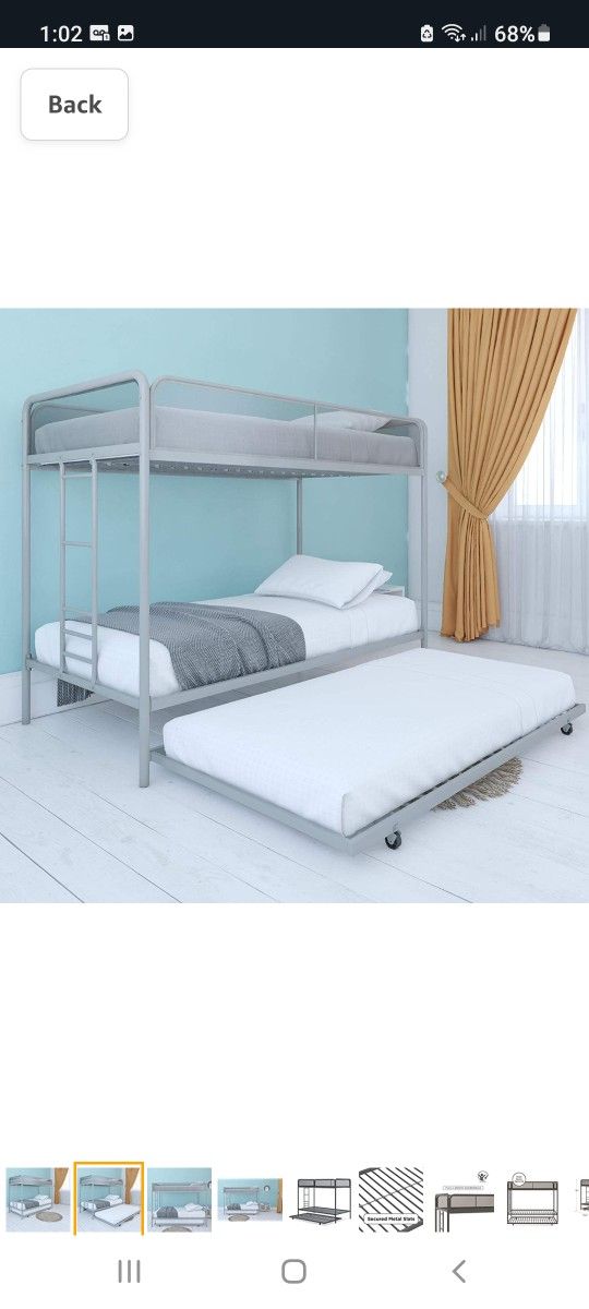 New In Box Triple Bunk Bed Mattresses Not Included See Pictures