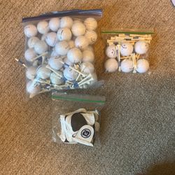 ~45 Calaway and Wilson staff Golf Balls/tees/gloves