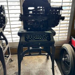 Antique Graphotype Dog Tag / Embossing Machine - Addressograph-Multigraph