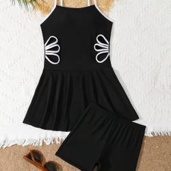 Brand new girl swimsuit set size 13-14y