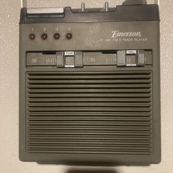 Emerson AM/FM 8track player