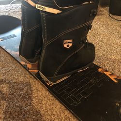 BURTON CRUZER SNOWBOARD W/ BOOTS 8 1/2