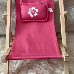 Build a bear hot pink beach chair