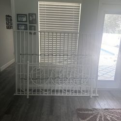 Full Size White Bed Frame 