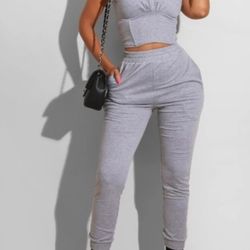 Grey Pant Set