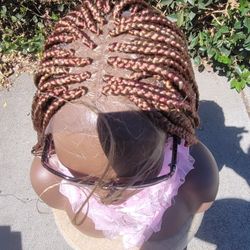 Beautiful Hand Braided Wig Made By Me 