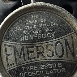 For Sale Antique Elmer Electric fan