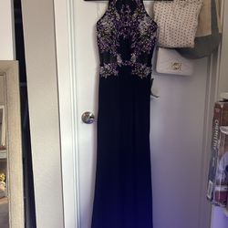 Prom dress Blue& purple size 3  “ New”
