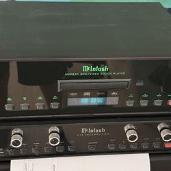 McIntosh mvp 841 CD DVD And C-15 Pre Amplifier Combo 