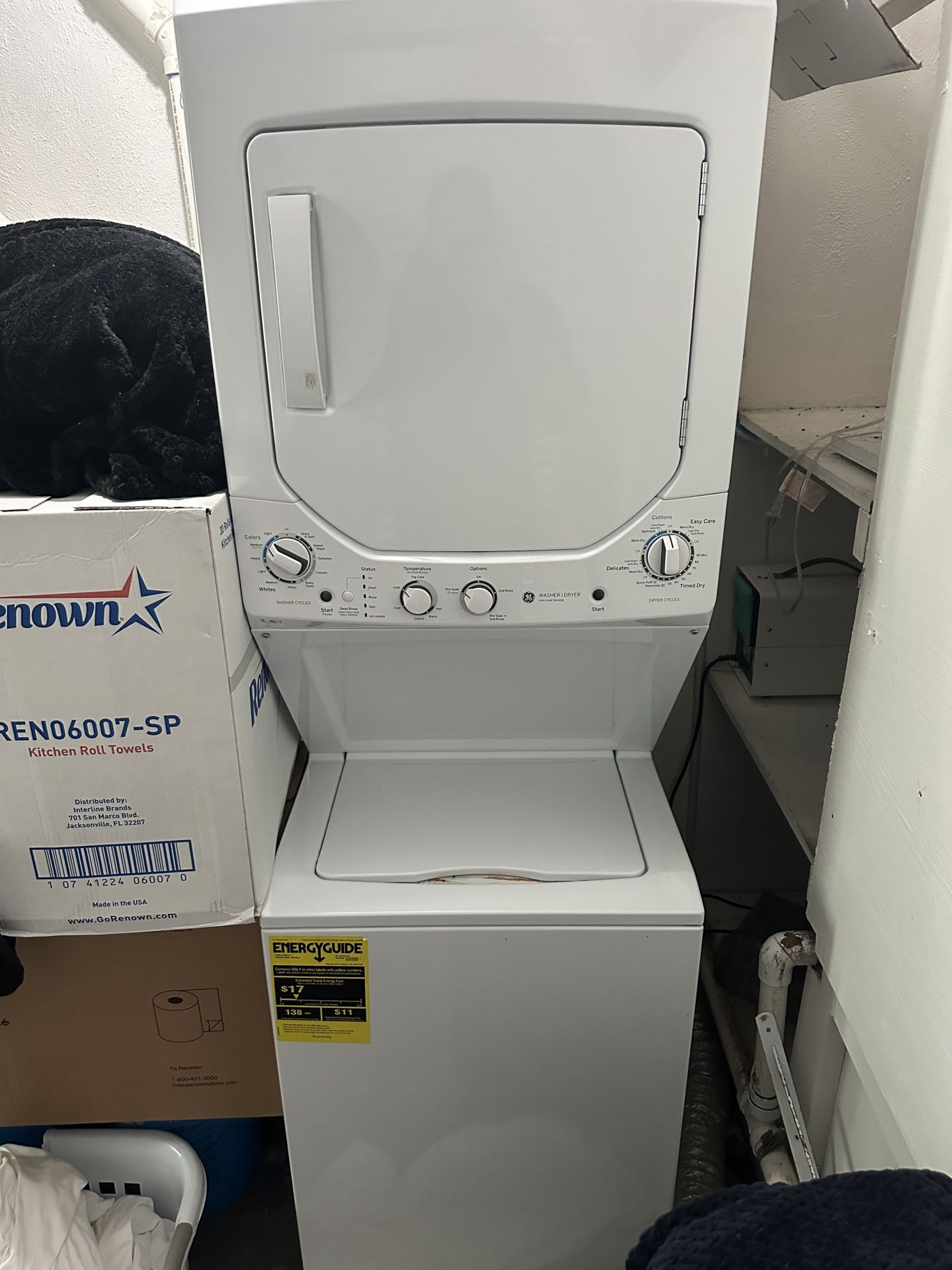 GE Stack Washer/Dryer 