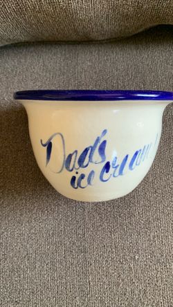 Household Big Stoneware Dads Bowl
