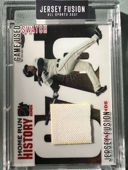 Barry Bonds Game Used Swatch Card