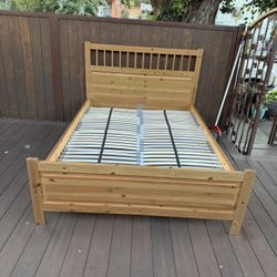 Ikea Hamnes Full Size Bed Frame No Box Spring Needed