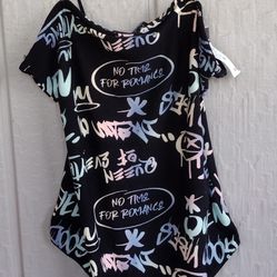 Graphic Bodysuit 🖤🖤🖤$$$15
