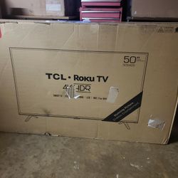 Tv TCL Roku 50", 4k, Smart, Alexa, Google, Excellent 