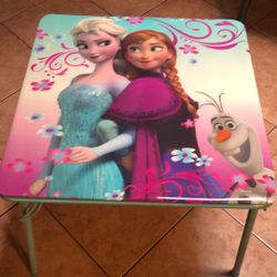 Disney Frozen  Folding Table  Only No Chairs