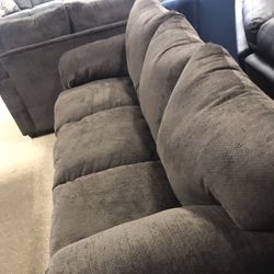Deep Cozy Couch And Love Seat Set