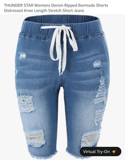 Woman’s denim shorts 4XL new