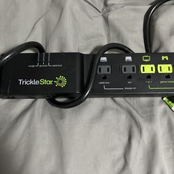 Advanced trickle star power strip surge protection