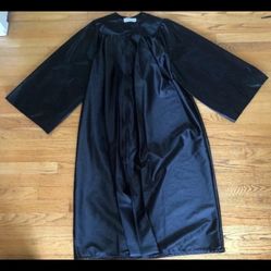 Academus Black Graduation Gown Size 51 Height 5’6 5’7 5’8