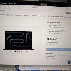 MacBook Pro 16 Inch ProChip M4