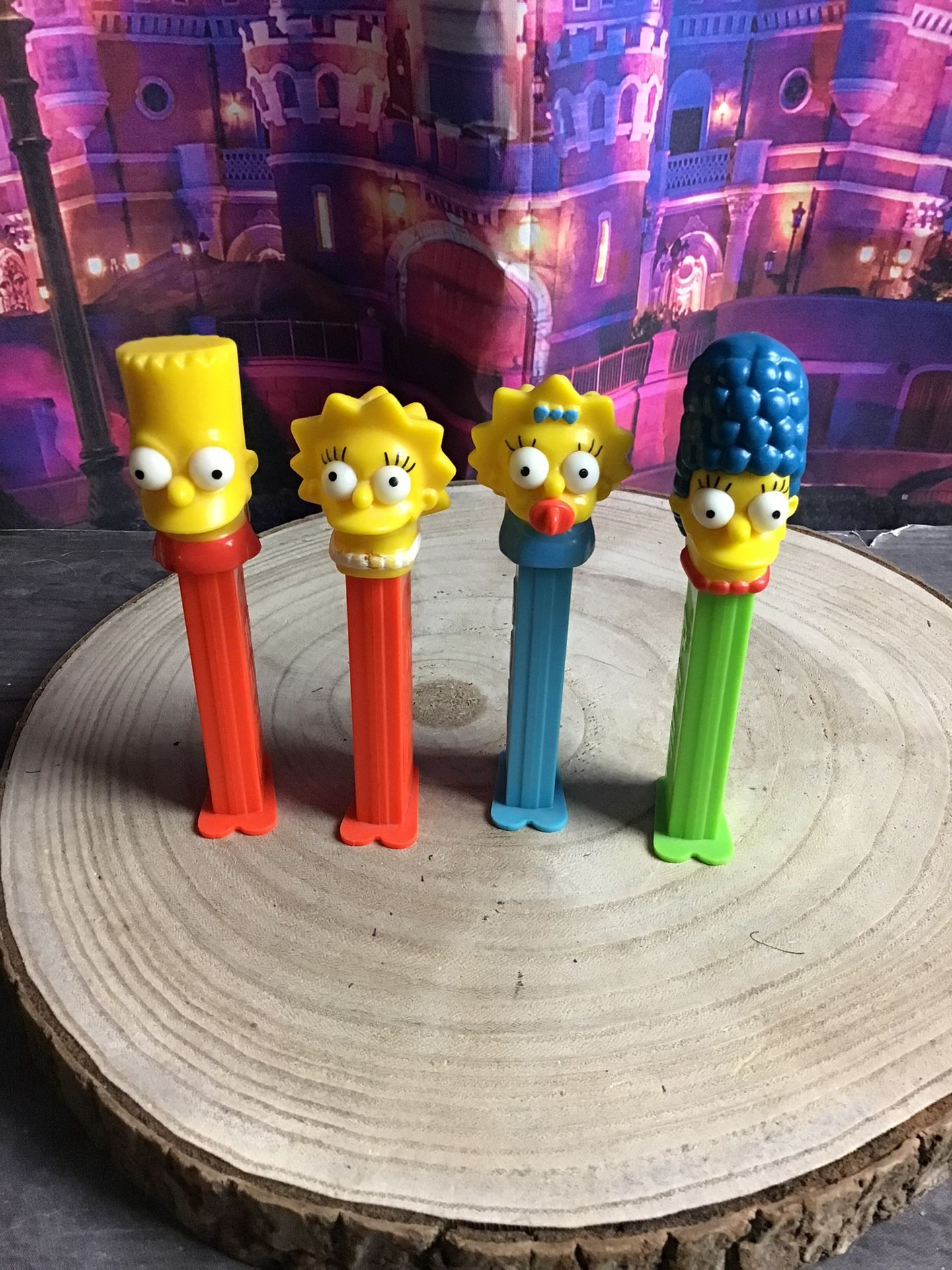 The Simpson Pez Dispenser Lisa, Bart, Maggie, Marge 