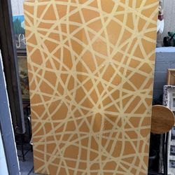 Vintage Oil On Canvas Signed 72 X 48