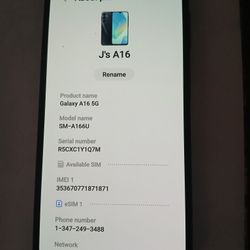 Samsung Galaxy A16 T-MOBILE 