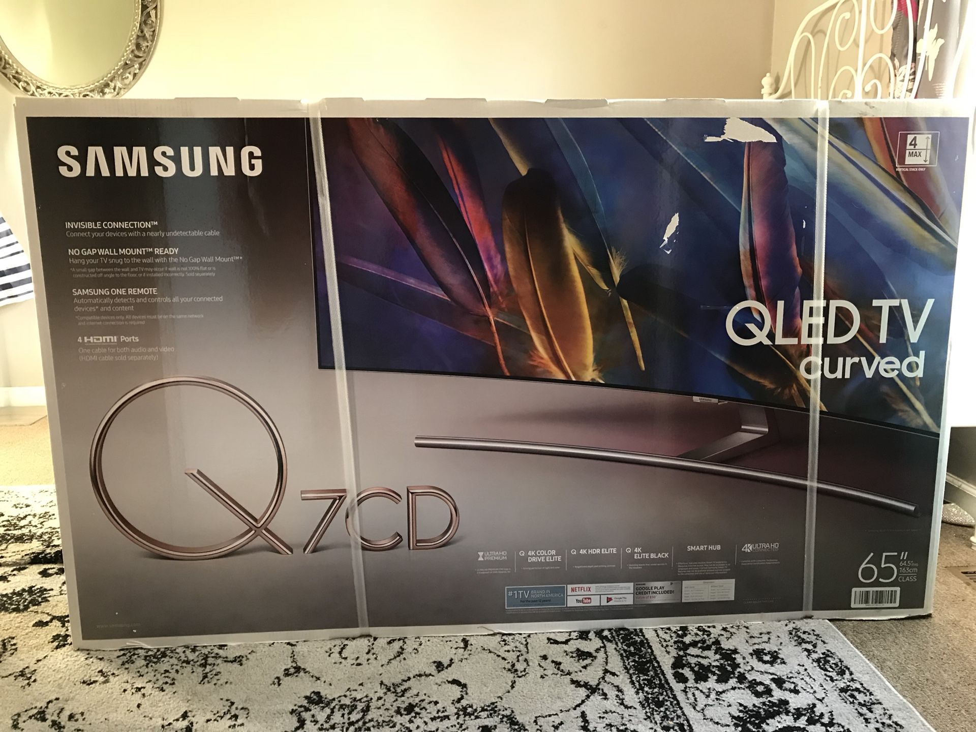 Samsung Q7CD Qled Curved 65 inch TV