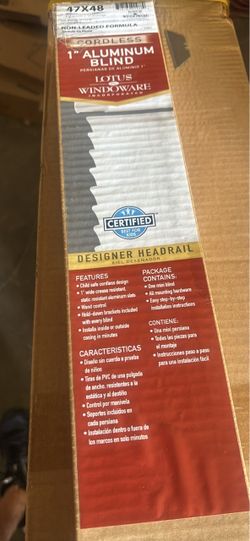 Aluminum blinds