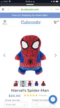 Spiderman cubcoat deals