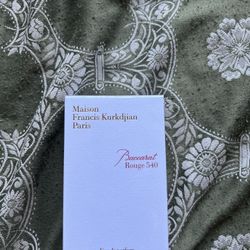 Maison Francis Kurkdjian Paris Baccarat Rouge 540