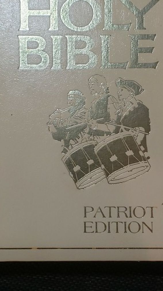 Keepsake Patriots Edition Large Holy Bible KJV Red Letter Nelson 1983 - Rare