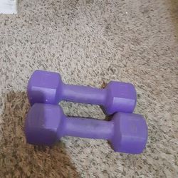 Set Of 5lbs Weights- Purple