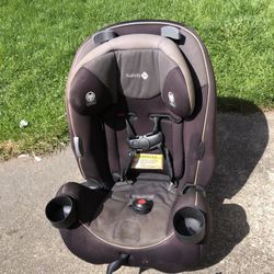 Booster car seat with the base