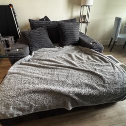 Oversized Chaise Lounge Style Couch 