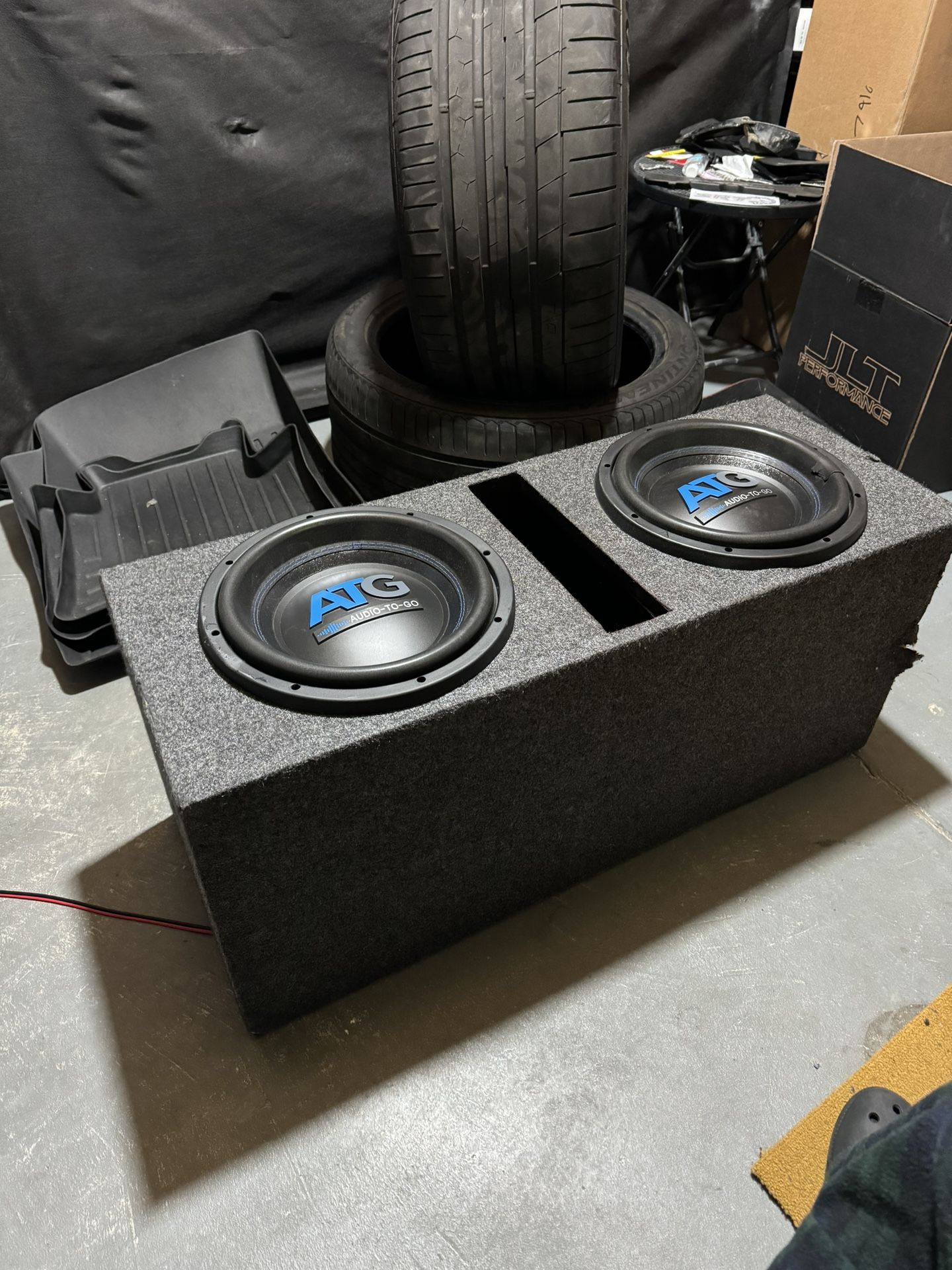 ATG Subwoofer , 2   12’ Subs With Wiring 