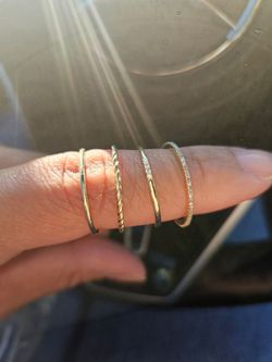 14 kt Gold Rings