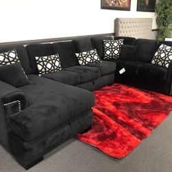 Black Sofa Sectional 🇺🇸 American Made 🇺🇸