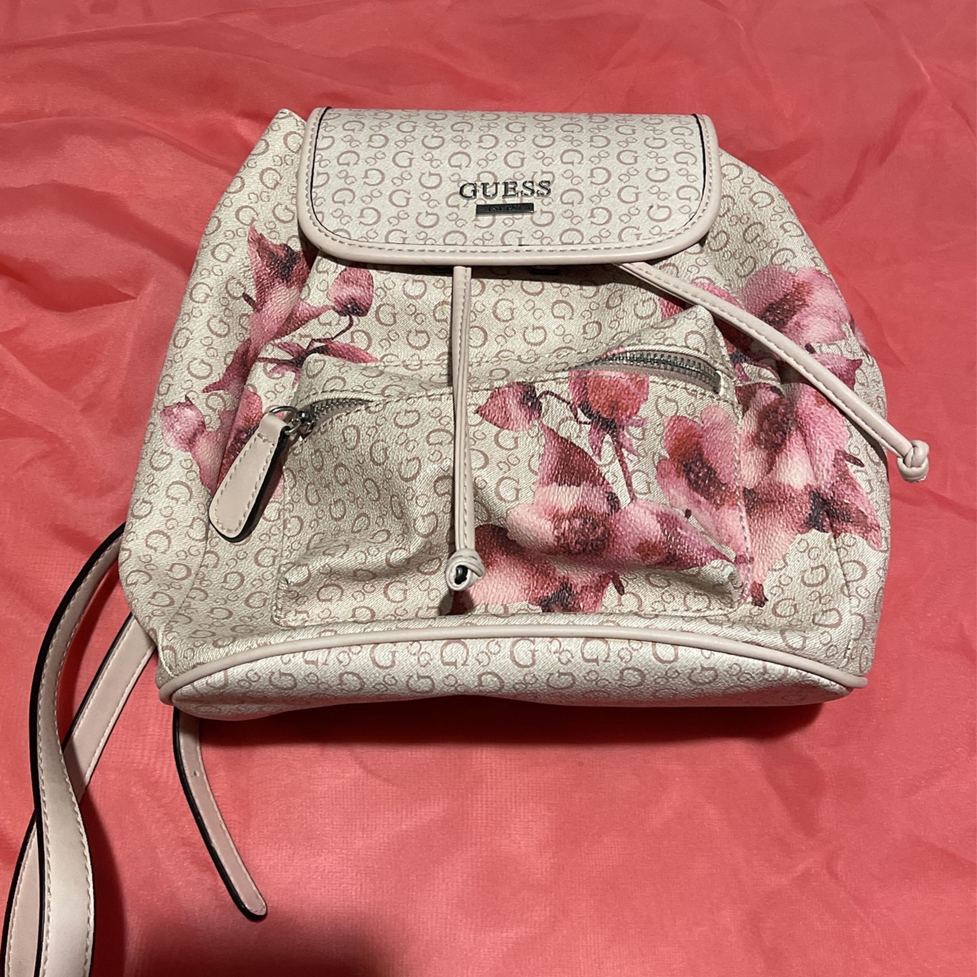 Pink Guess Backpack  