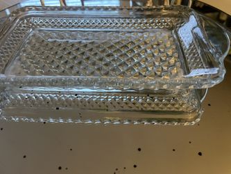 Rectangle glass tray