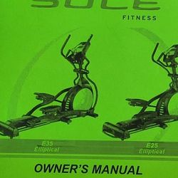 Sole E25 Elliptical Exercise Machine 