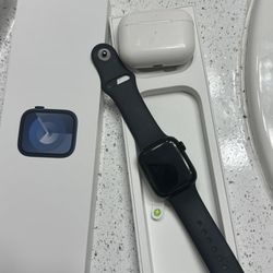 Apple Watch And AirPod Pros