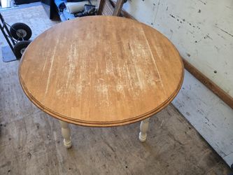 Wooden dining table