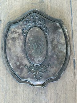 Antique Silver Hand Mirror