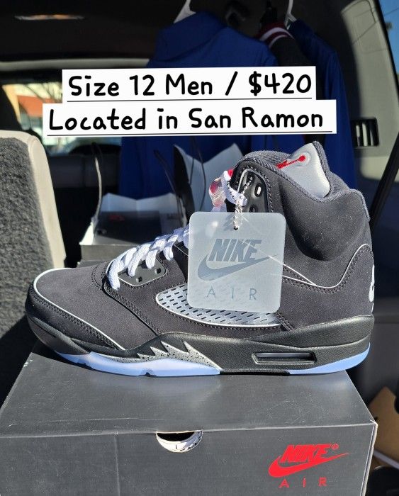 Air Jordan 5, Size 12 Men