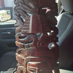 Mayan Wood Carving 