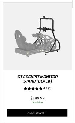 Fanatec GT Cockpit Monitor Stand Black