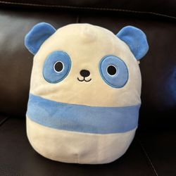 Scout Panda Blue/White Squishmallow 8”