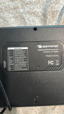 iBuyPower Chimera K7 RGB Keyboard & M7 RGB Mouse